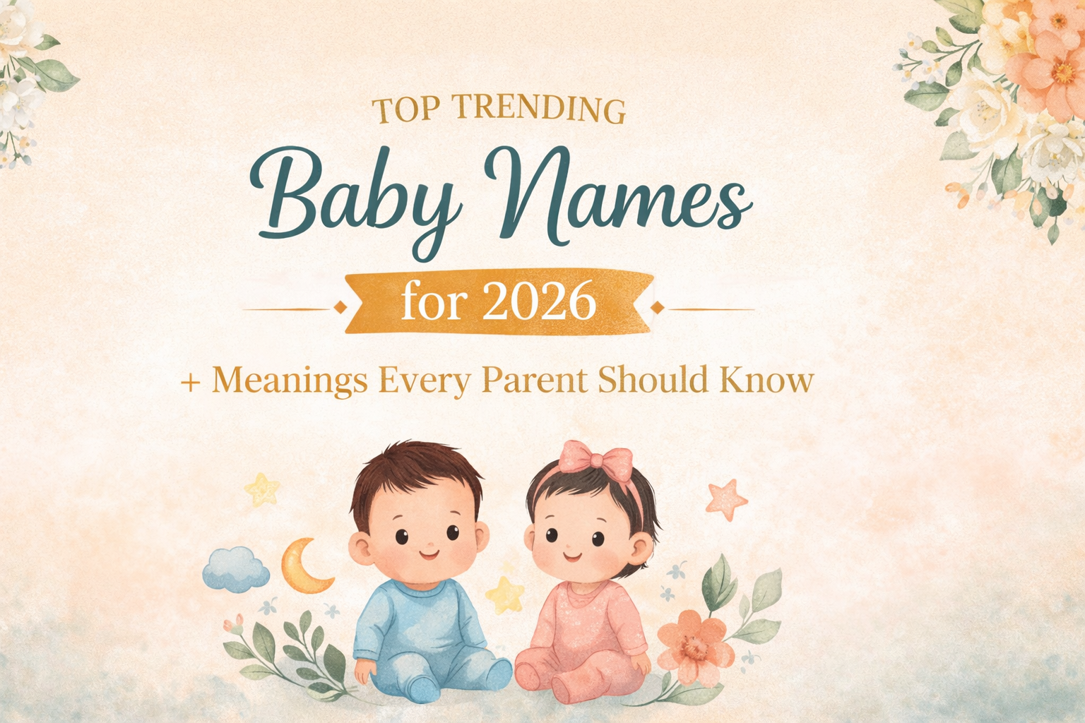 Top Trending Baby Names for 2026 + Meanings Every Parent Should Know