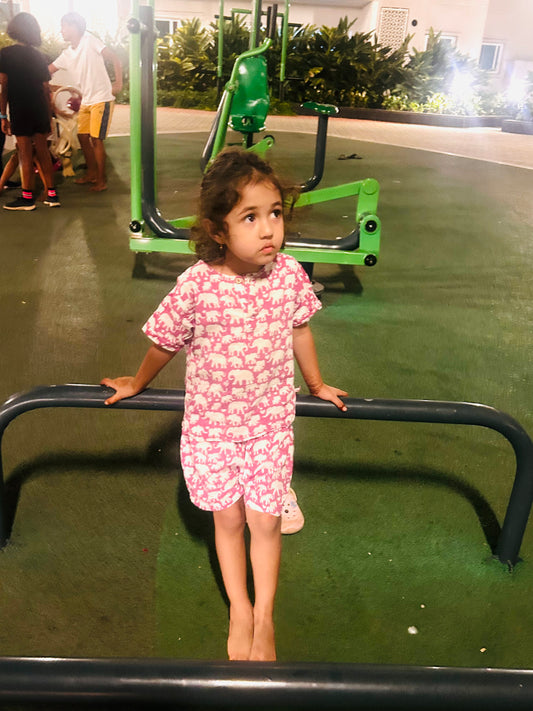 Gender neutral -Purple Tusk coord set