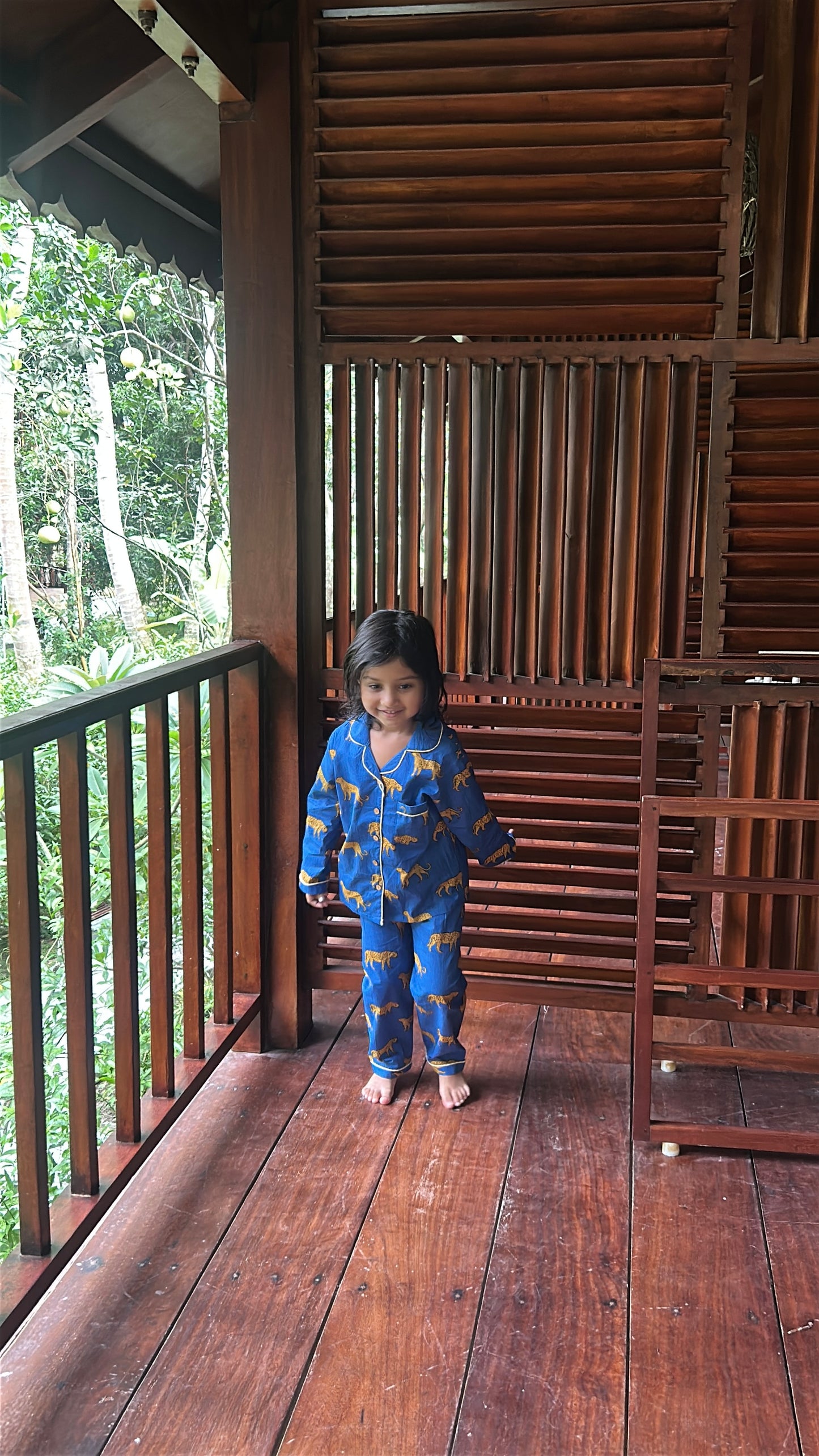 The Blue Panther Kids pajama set