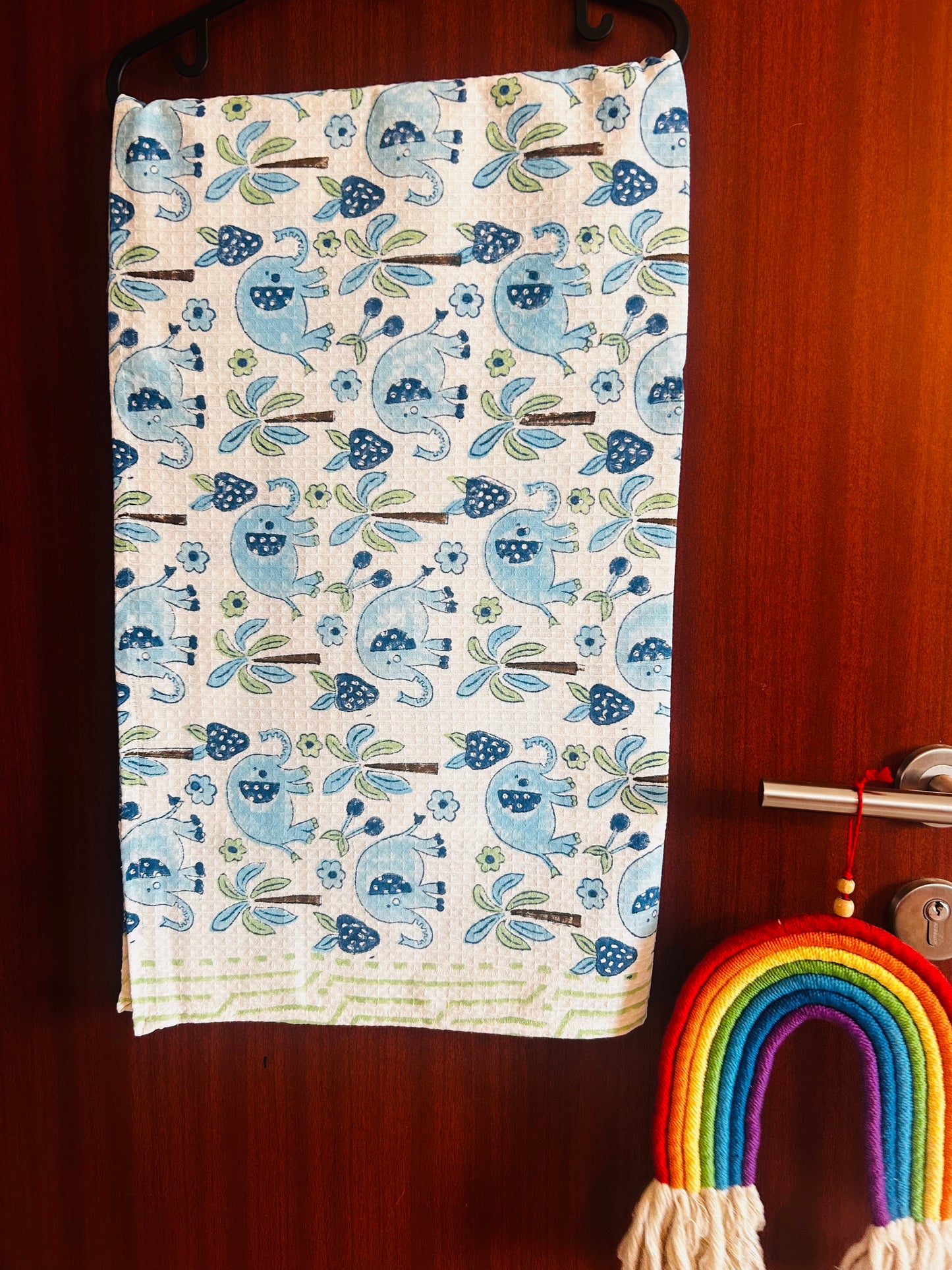 Blue Jungle: Kids Waffle Towels