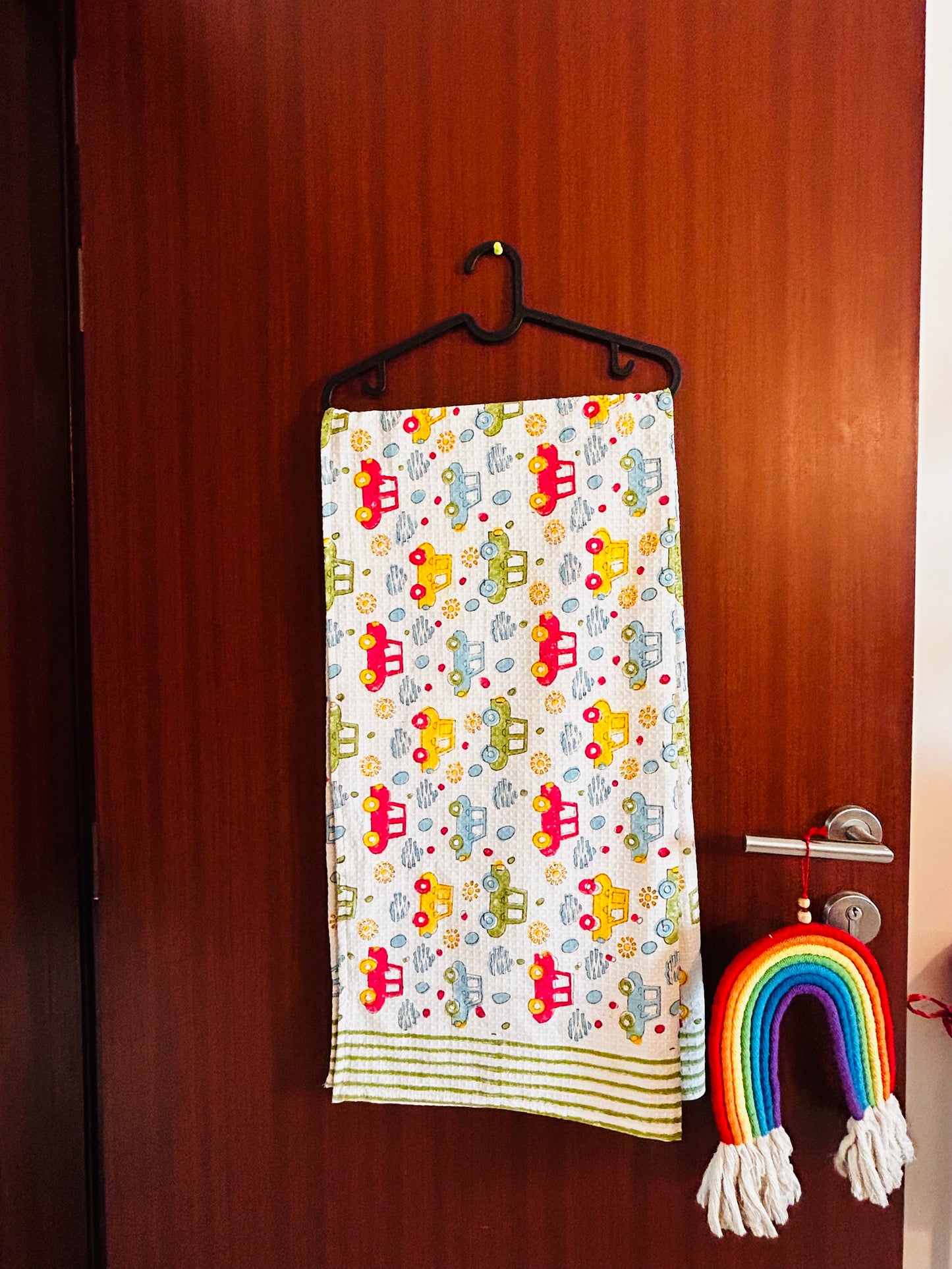 Racing Dreamer: Kids Waffle Towels