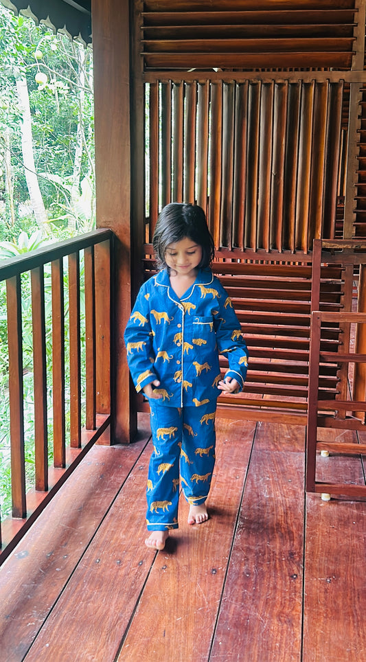The Blue Panther Kids pajama set