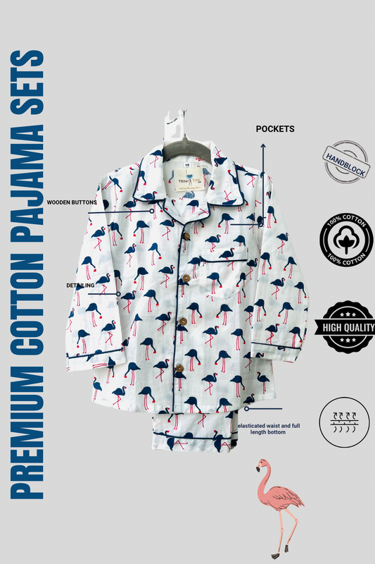 Sassy Flamingo Night Suit