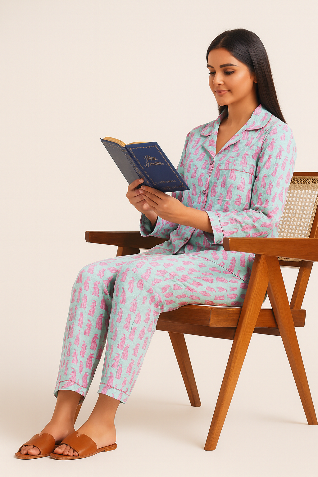 Women Handcrafted Block print PJ sets