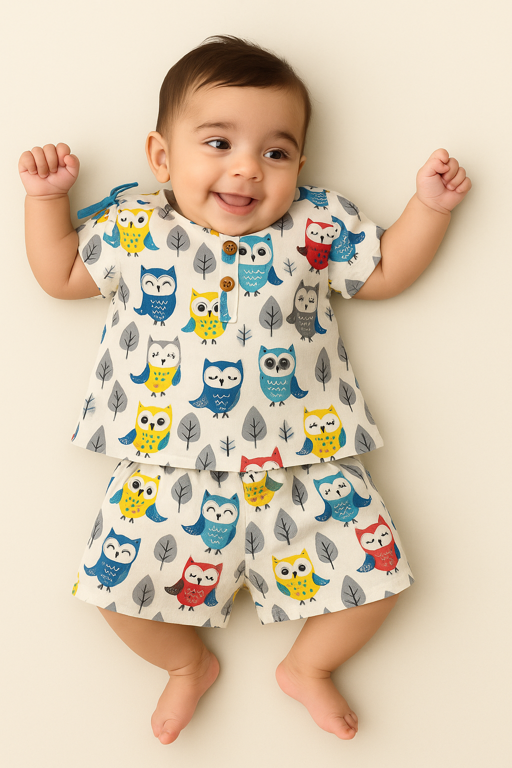 Gender Neutral -Lucky Owl Coord Set
