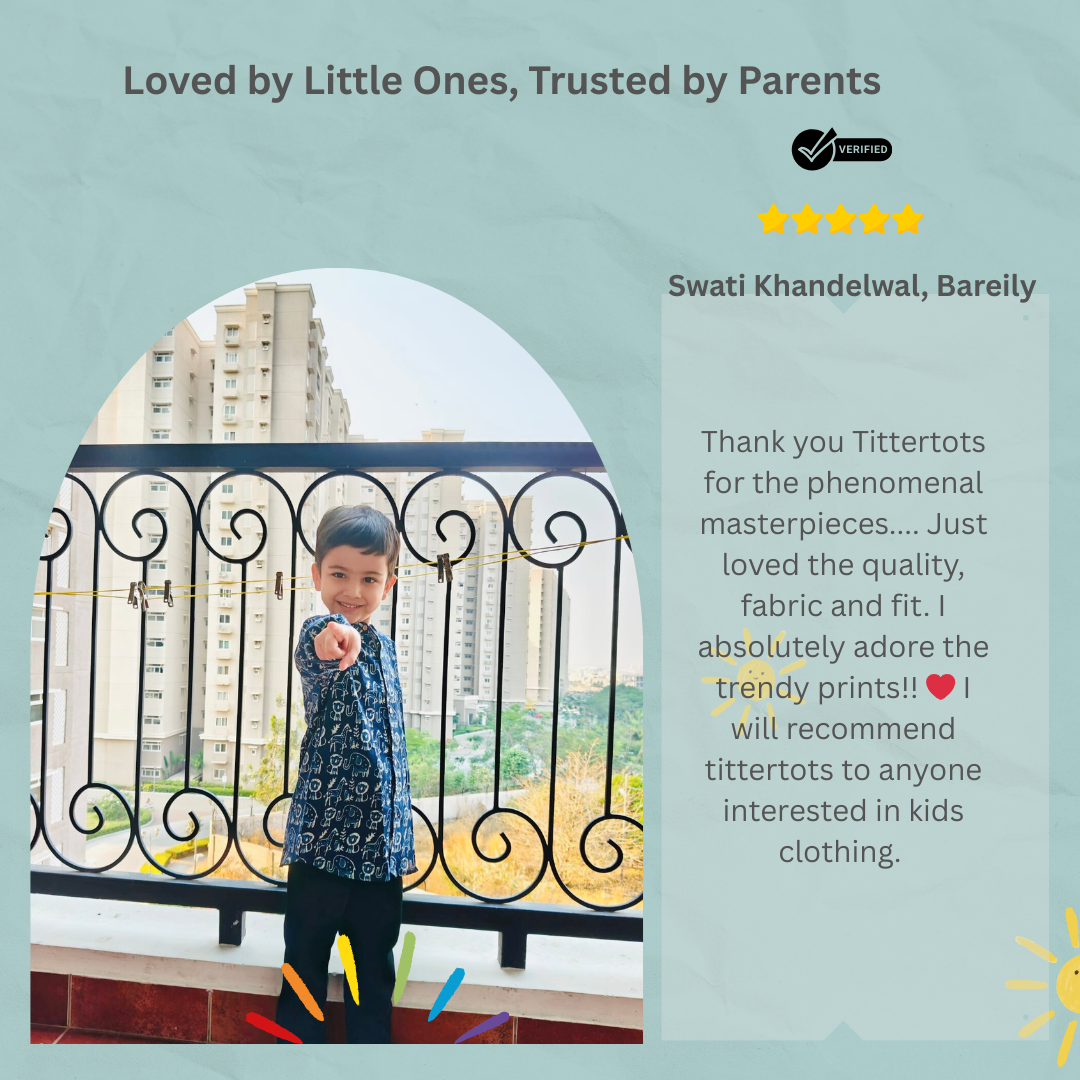 Boys Pure cotton Shirt Indigo Blue