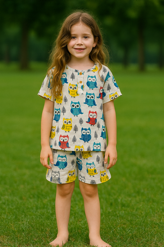 Gender Neutral -Lucky Owl Coord Set