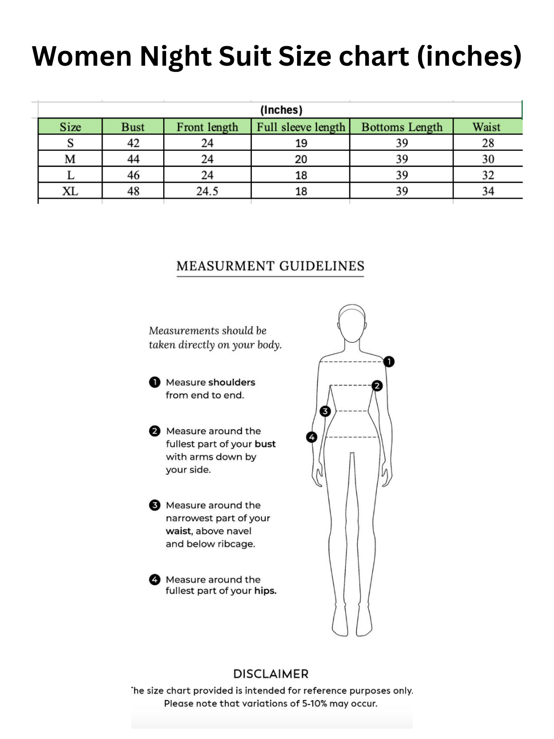 Women Green Jungle hand block print PJs