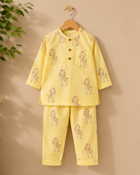 The yellow unicorn safari Kurta Pajama