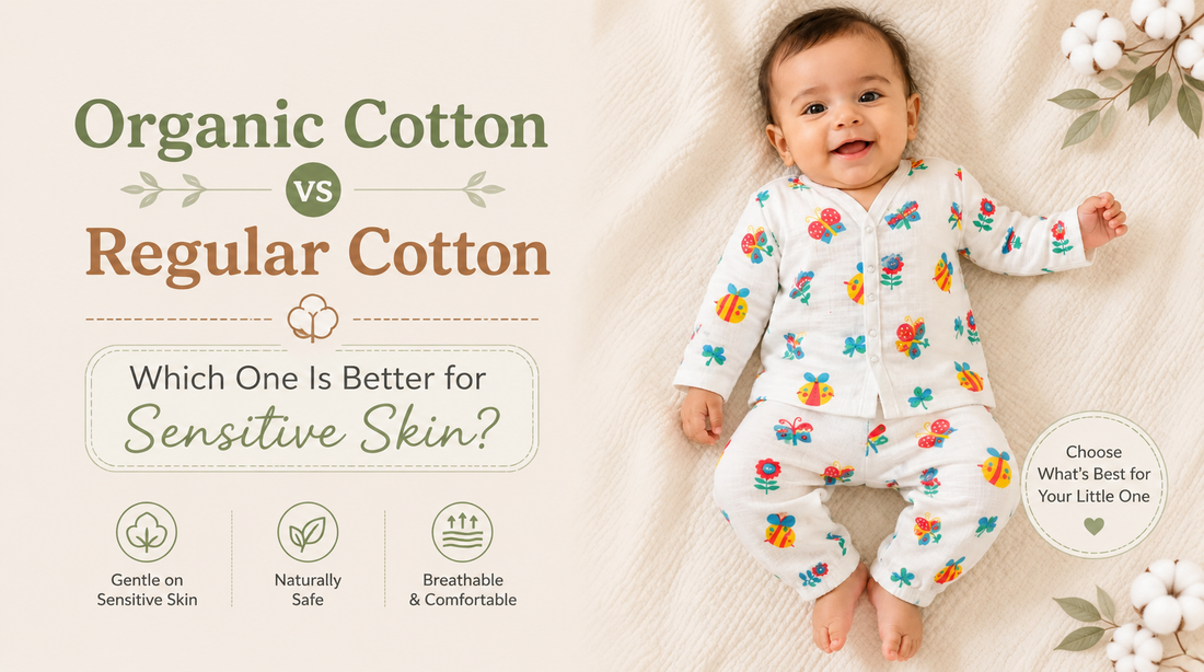 Organic Cotton vs Regular Cotton for Kids: Which One Is Better for Sensitive Skiin?