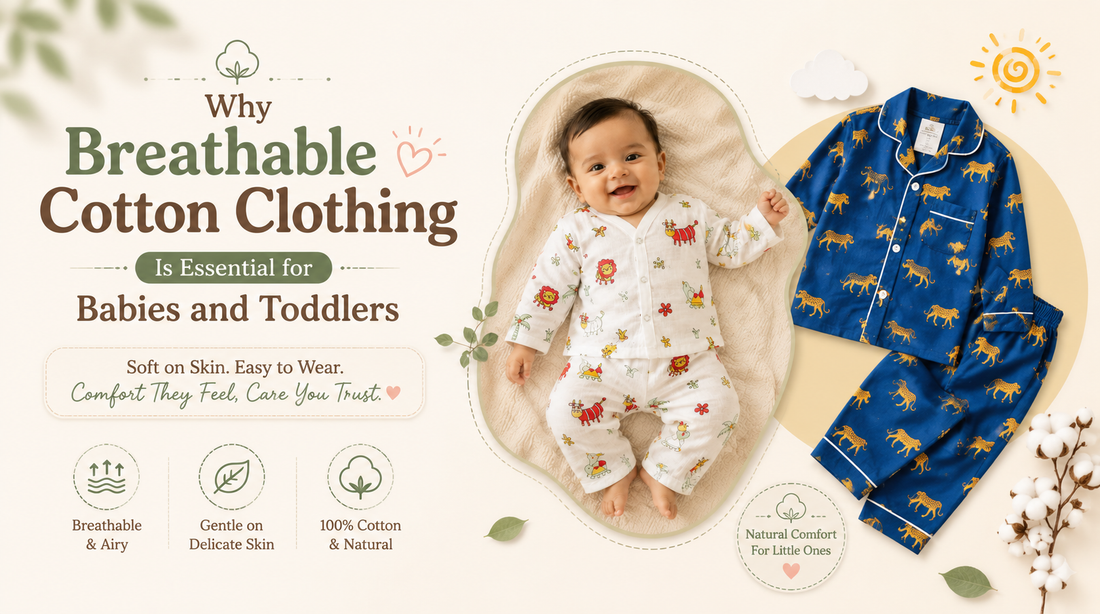 Why Breathable Cotton Clothing Is Essential for Babies and Toddlers