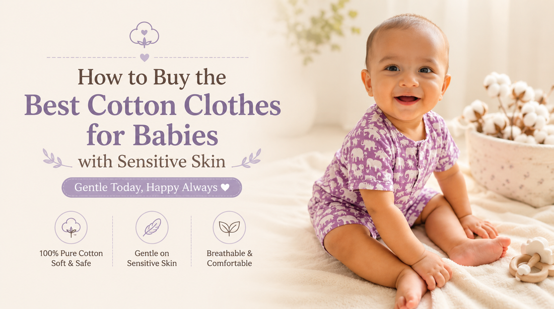 How to Buy the Best Cotton Clothes for Babies with Sensitive Skin