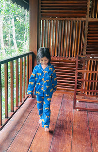 The Blue Panther Kids pajama set
