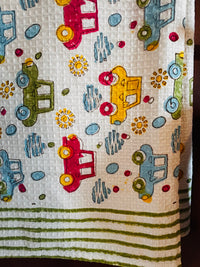 Racing Dreamer: Kids Waffle Towels