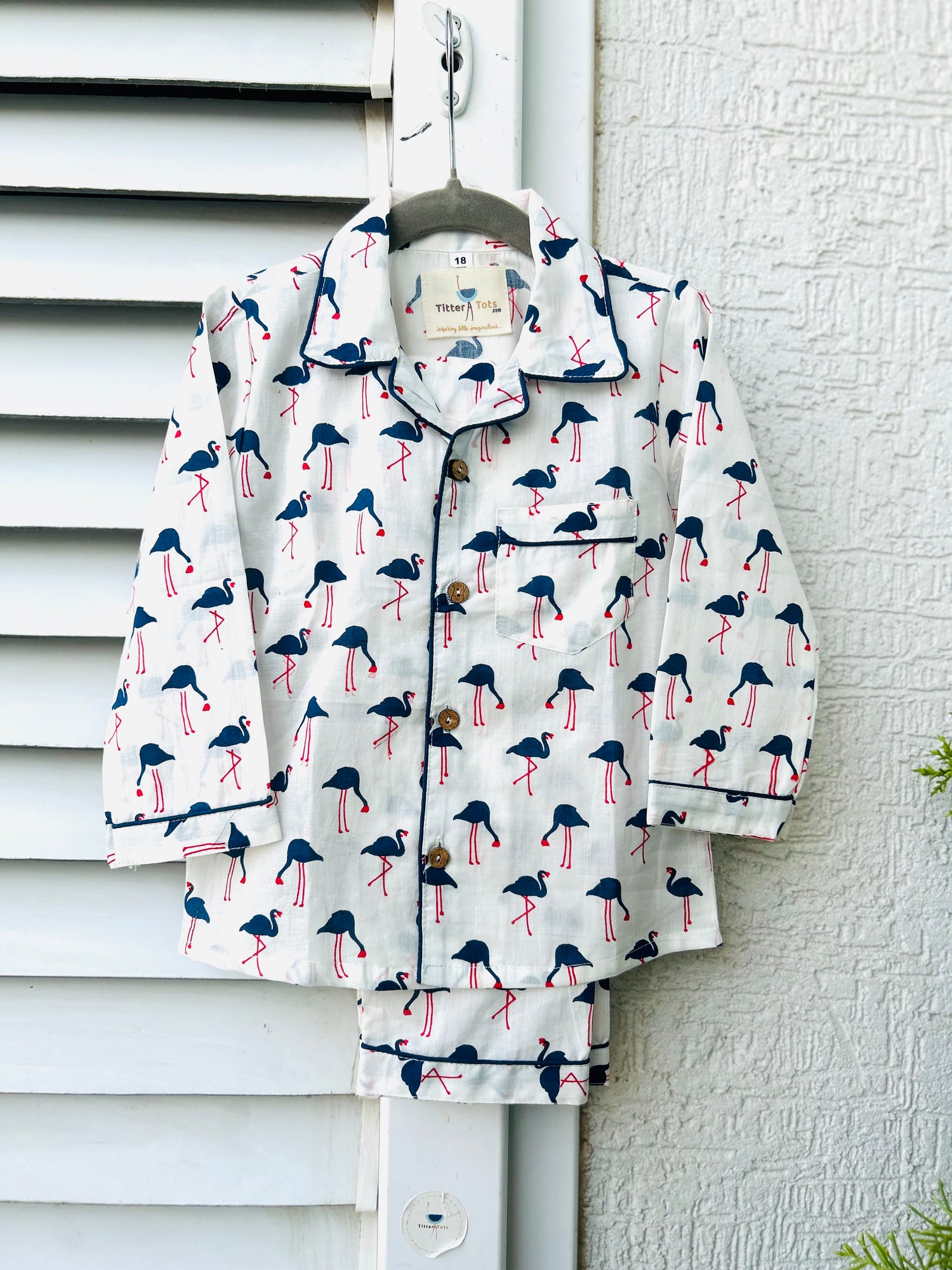 Sassy Flamingo Night Suit