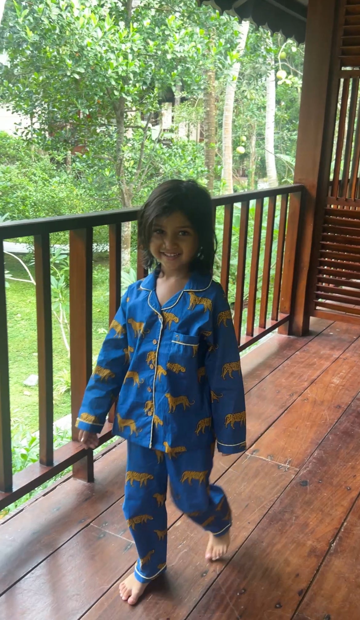 The Blue Panther Kids pajama set