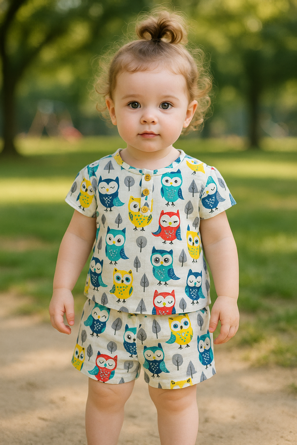 Gender Neutral -Lucky Owl Coord Set