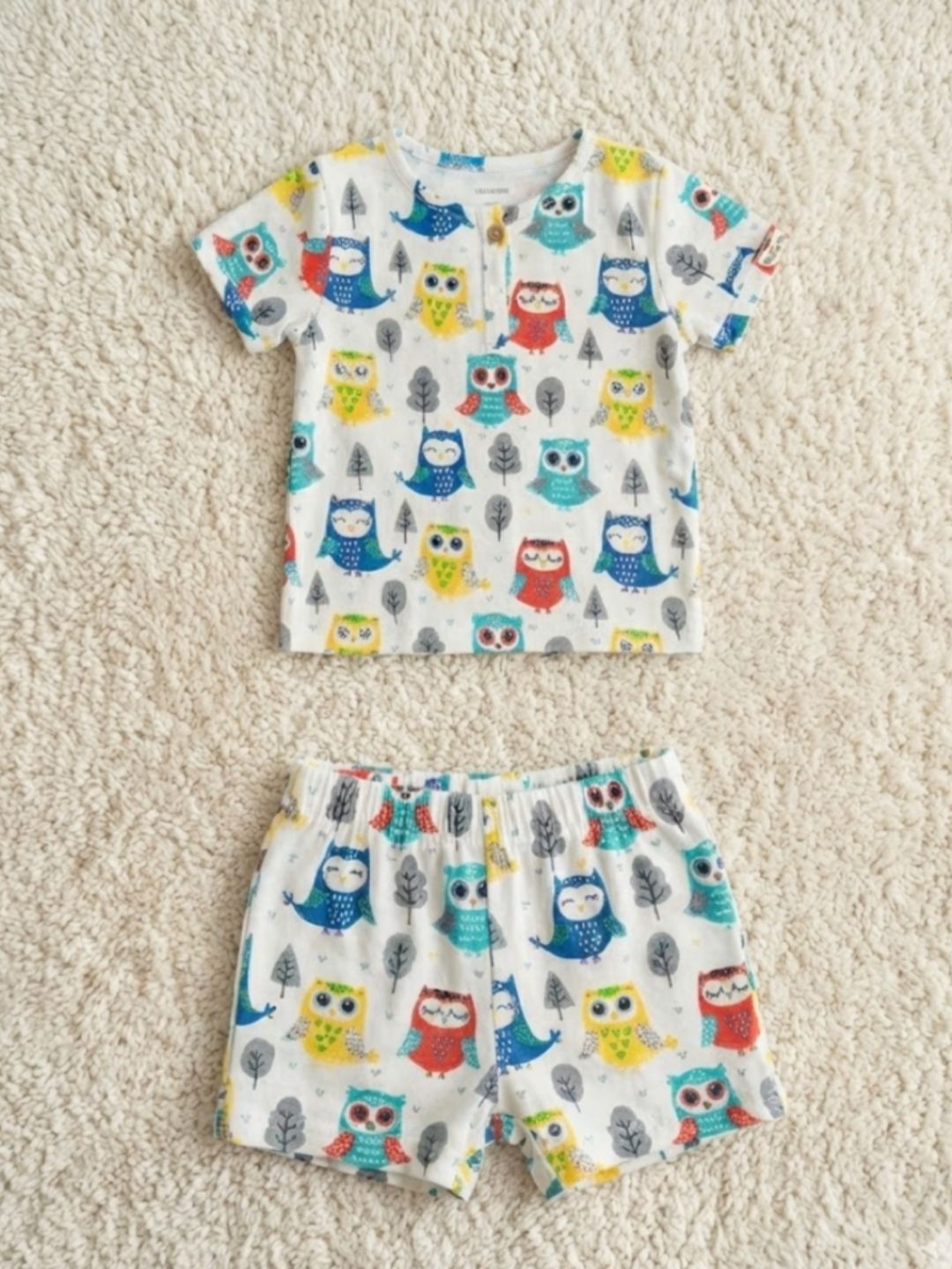 Gender Neutral -Lucky Owl Coord Set