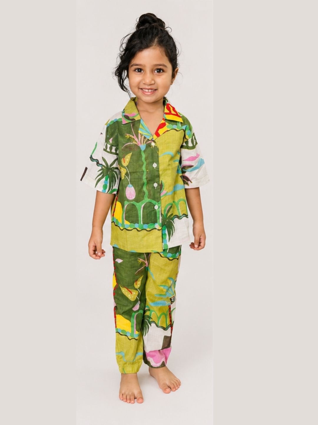 Green Island Slumber kids Pajama Set