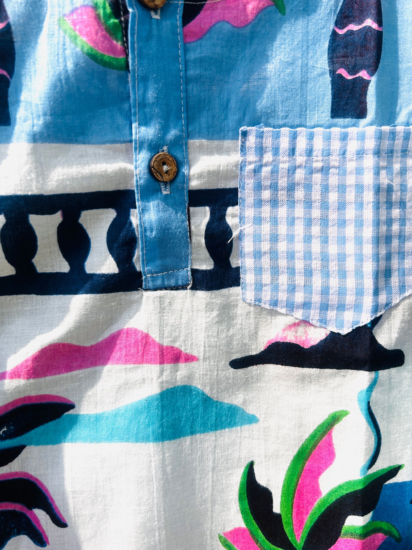 The Blue White Ocean kurta pajama