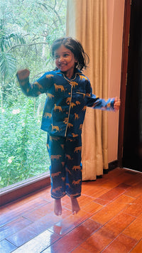 The Blue Panther Kids pajama set