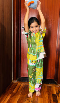Green Island Slumber daughter/son twinning sets-Pure Cotton
