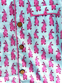 Clever Bunny Pink Night Suit
