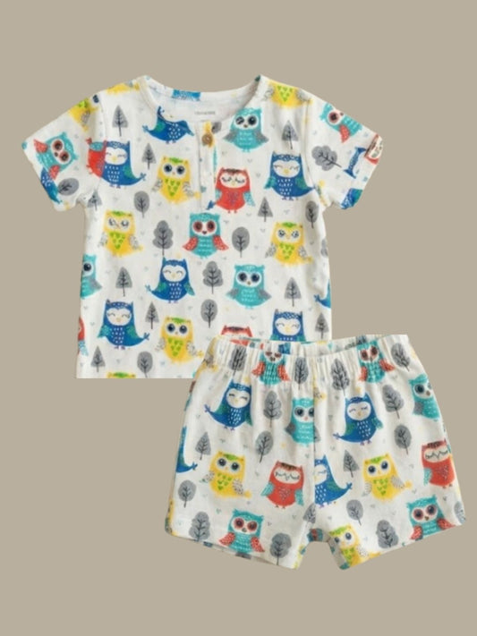 Gender Neutral -Lucky Owl Coord Set