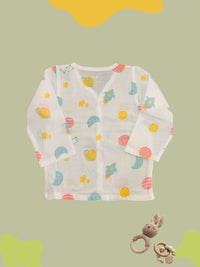 GOTS certified organic Muslin unisex Pajama set for Babies| Planet