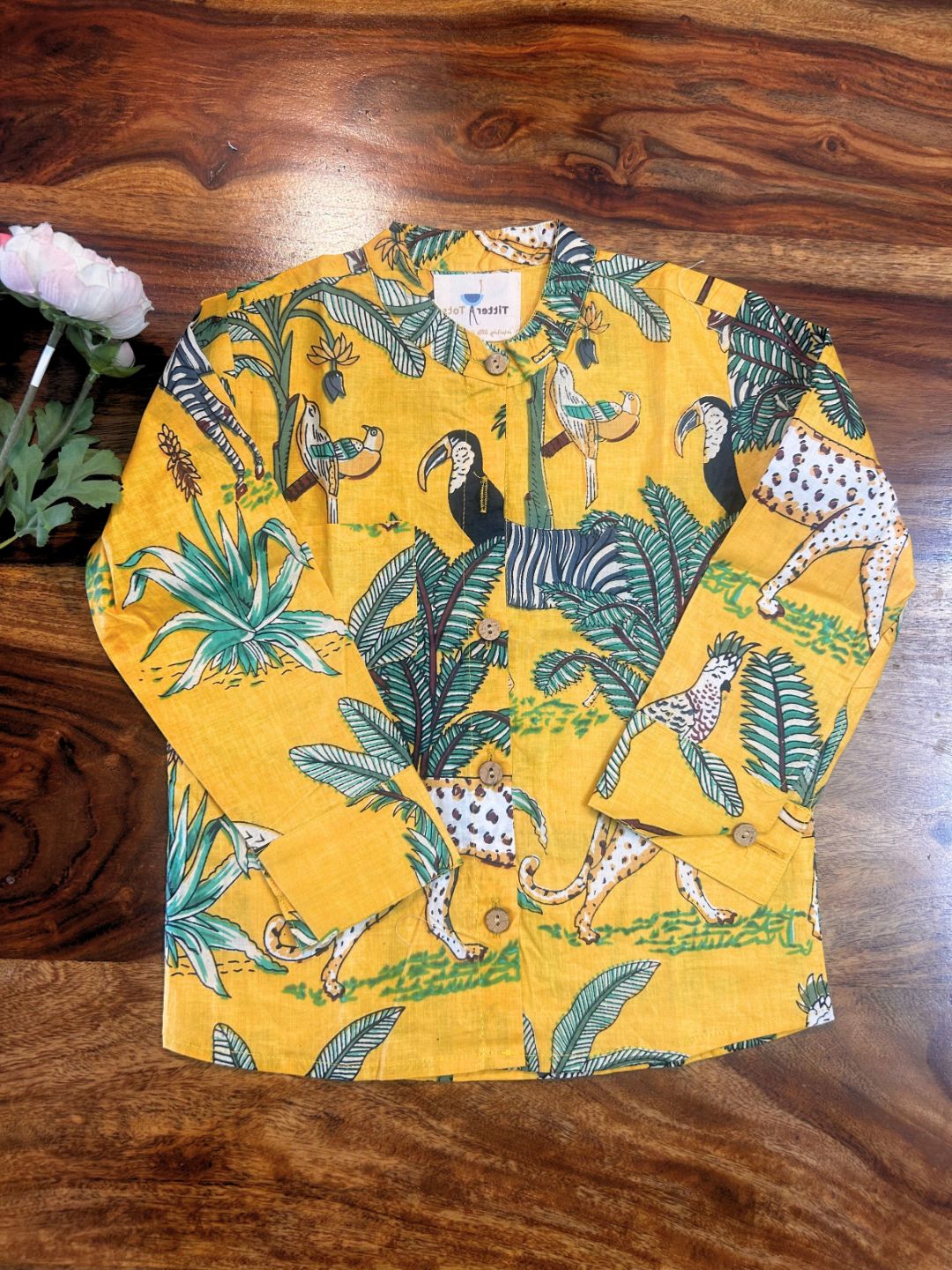 Boys Pure cotton Jungle Safari Shirt -Full sleeve