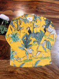 Boys Pure cotton Jungle Safari Shirt -Full sleeve