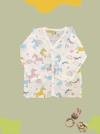 GOTS certified organic Muslin unisex Pajama set for Babies| Unicorn