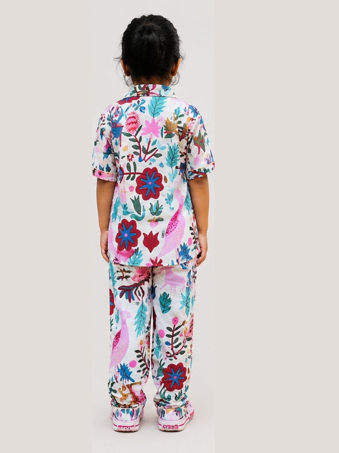 White Coastal Paradise Pajama Set