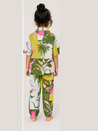 Green Island Slumber kids Pajama Set