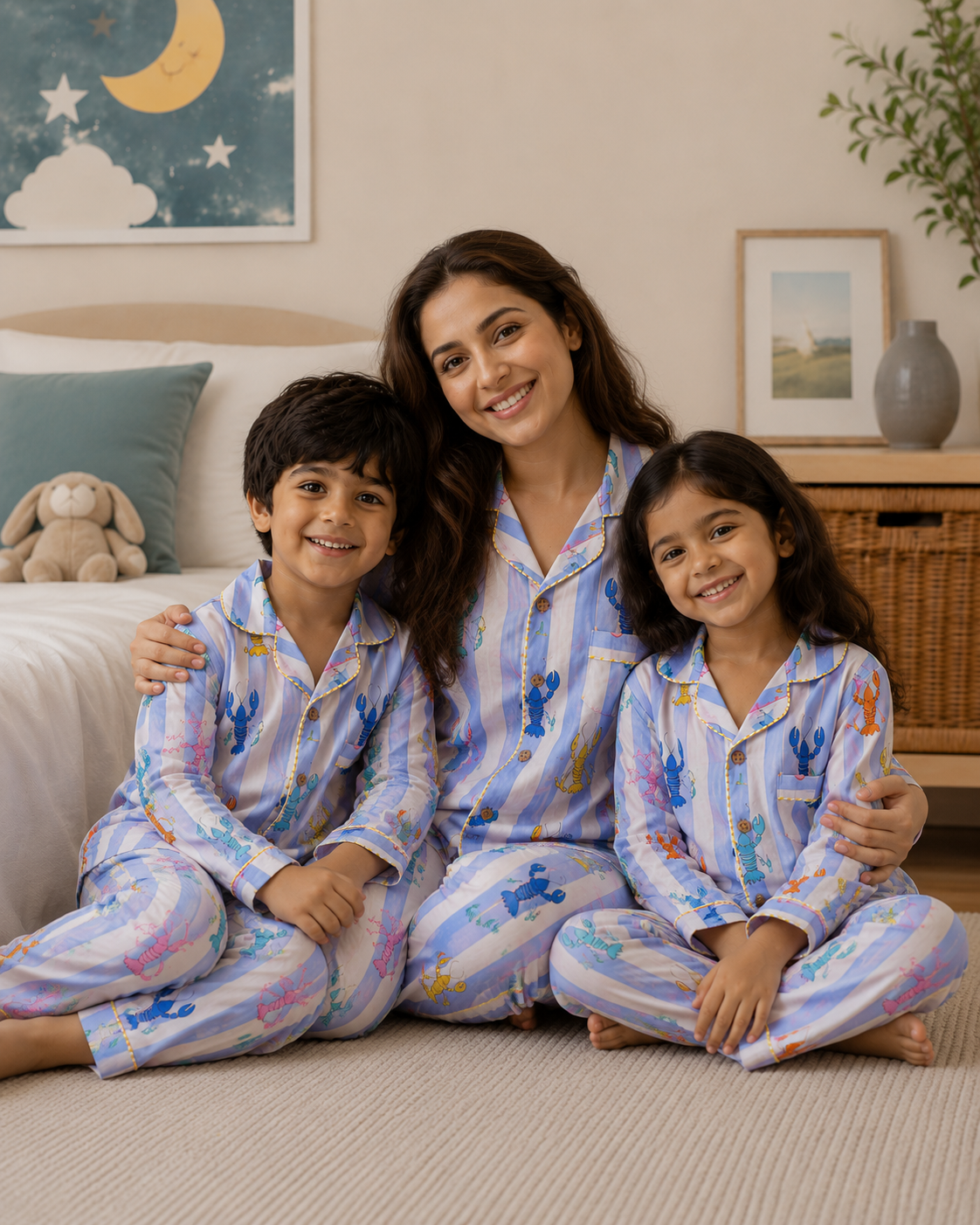 The Lobster print Night Suit twinning sets