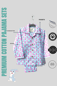 Clever Bunny Pink Night Suit