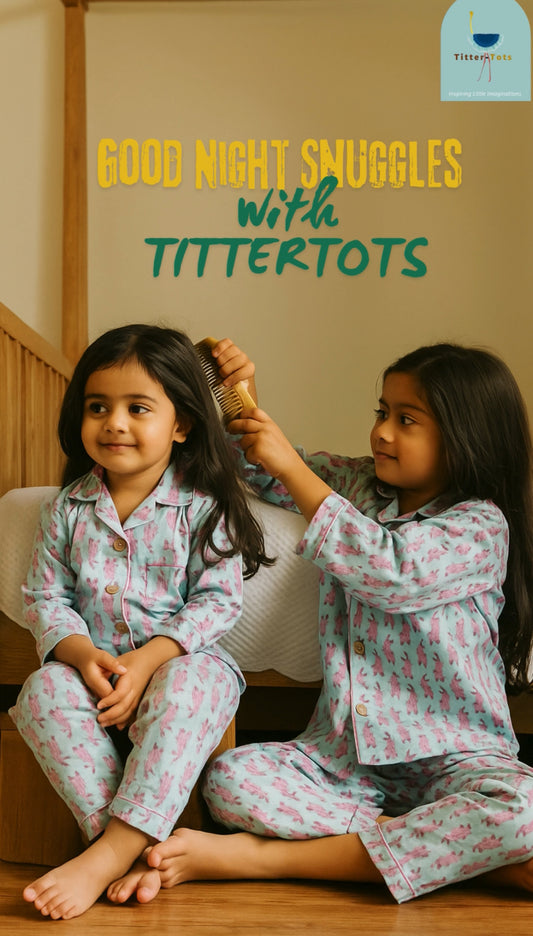 Clever Bunny Pink Night Suit