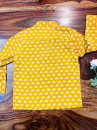 Boys Pure cotton Shirt Yellow