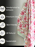 Pink Jungle: Kids Waffle Towels