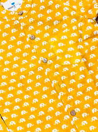 Boys Pure cotton Shirt Yellow