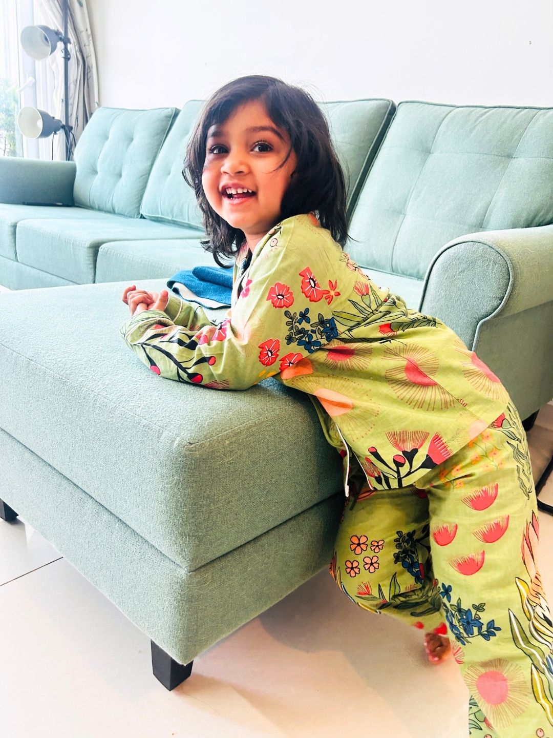 Green Jungle Night Suit
