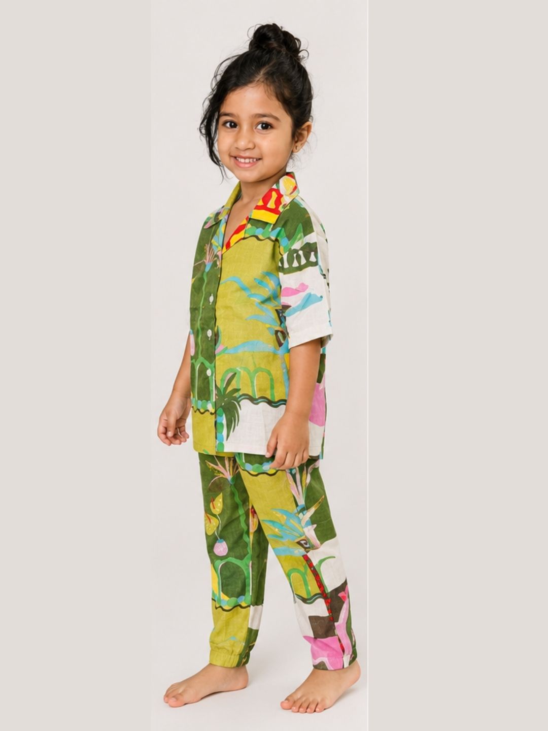Green Island Slumber kids Pajama Set