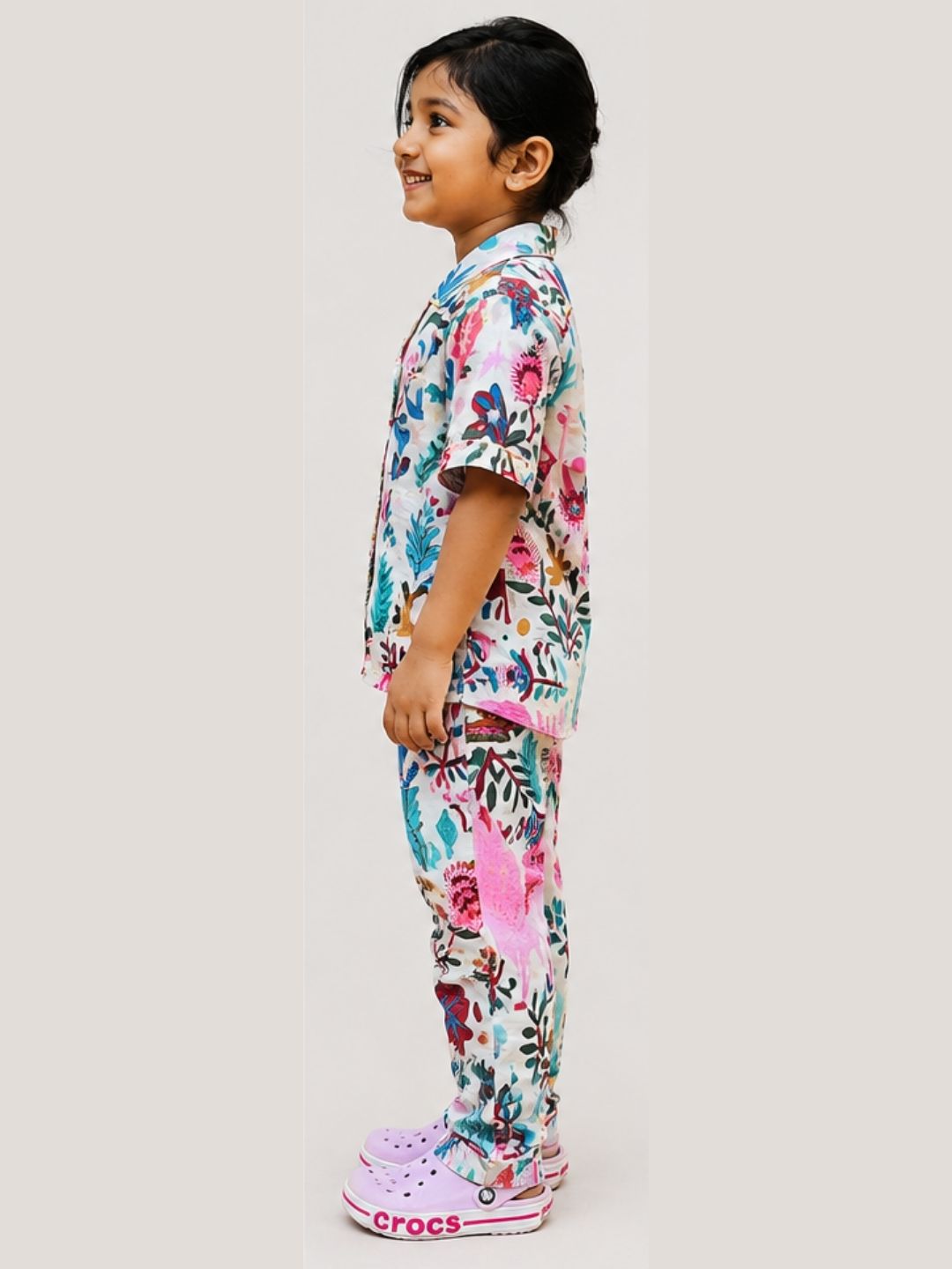 White Coastal Paradise Pajama Set