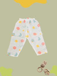GOTS certified organic Muslin unisex Pajama set for Babies| Planet