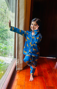 The Blue Panther Kids pajama set