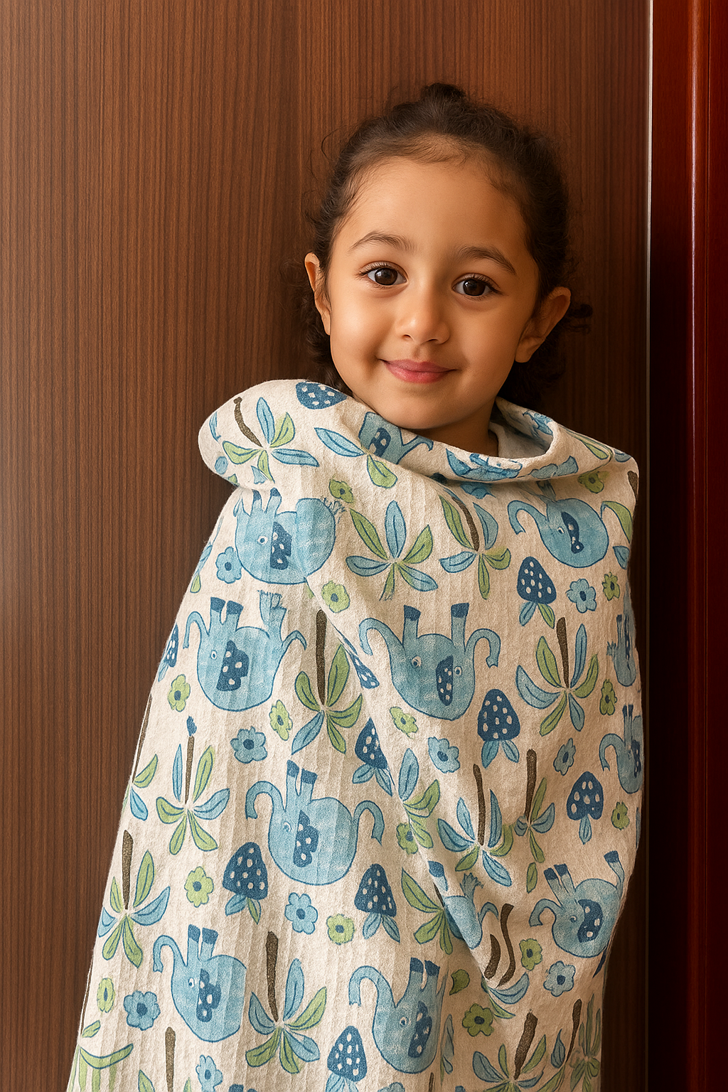 Blue Jungle: Kids Waffle Towels