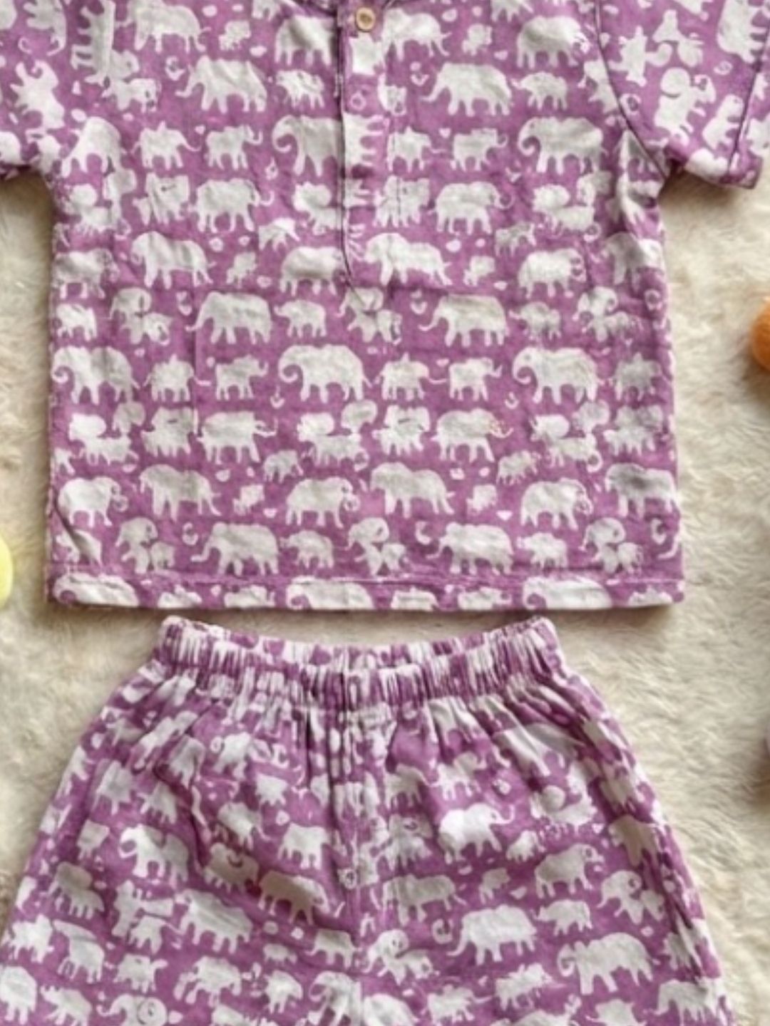 Gender neutral -Purple Tusk coord set