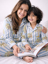 Blue Palm Coast twinning sets