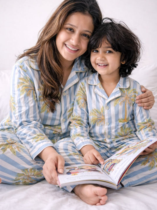 Blue Palm Coast twinning sets