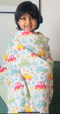 Racing Dreamer: Kids Waffle Towels
